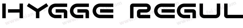 Hygge Regular字体转换